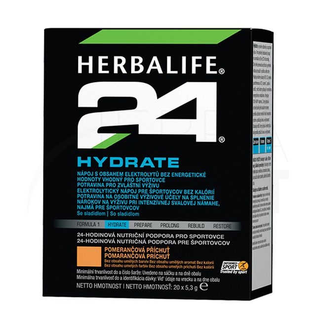 H24 Hydrate - pomeranč 20 x 5,3g